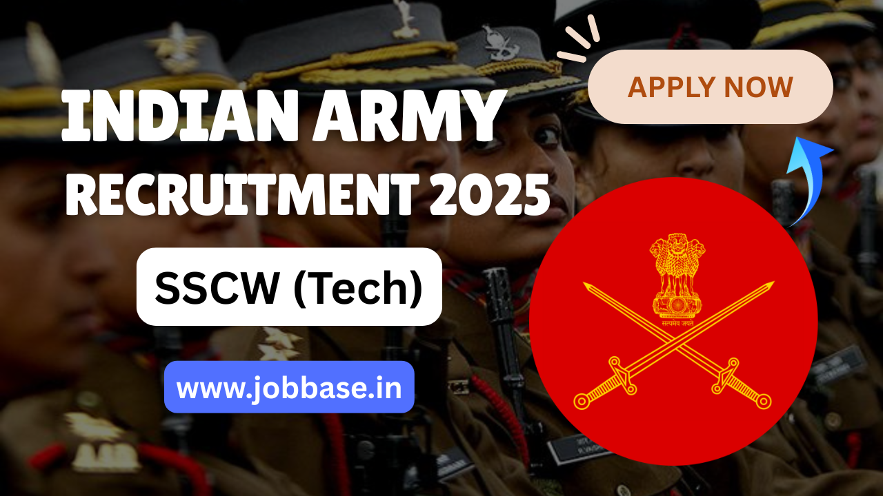 Indian Army is Hiring for SSCW (Tech) 2025 – Starting Salary ₹56,100/Month